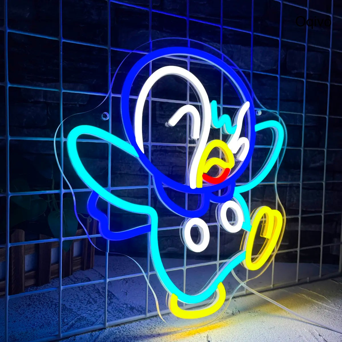 Cute Penguin LED Neon Sign for Bedroom Wall Decor