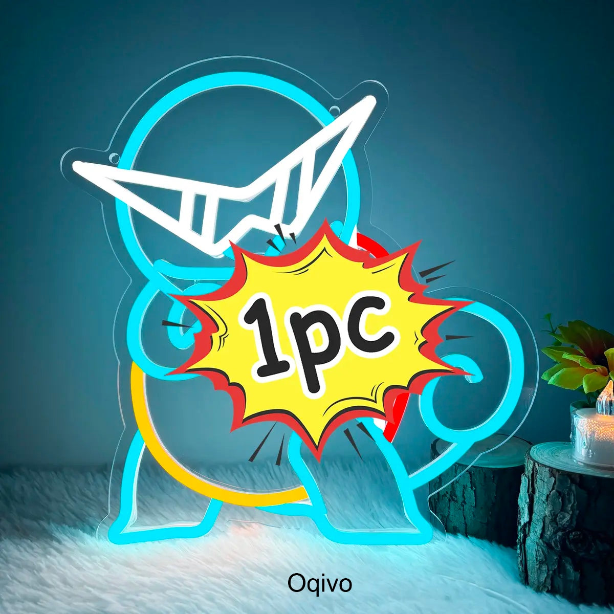 Cute Penguin LED Neon Sign for Bedroom Wall Decor