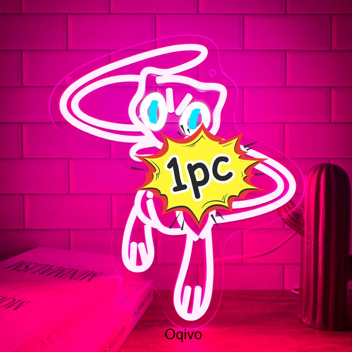 Cute Penguin LED Neon Sign for Bedroom Wall Decor