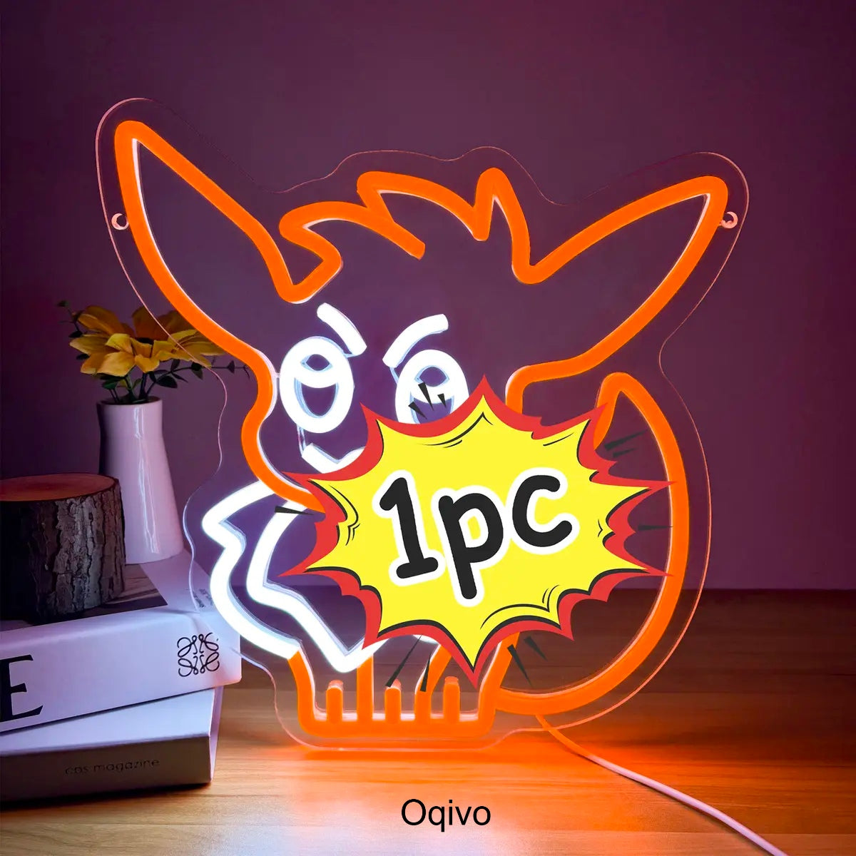 Cute Penguin LED Neon Sign for Bedroom Wall Decor