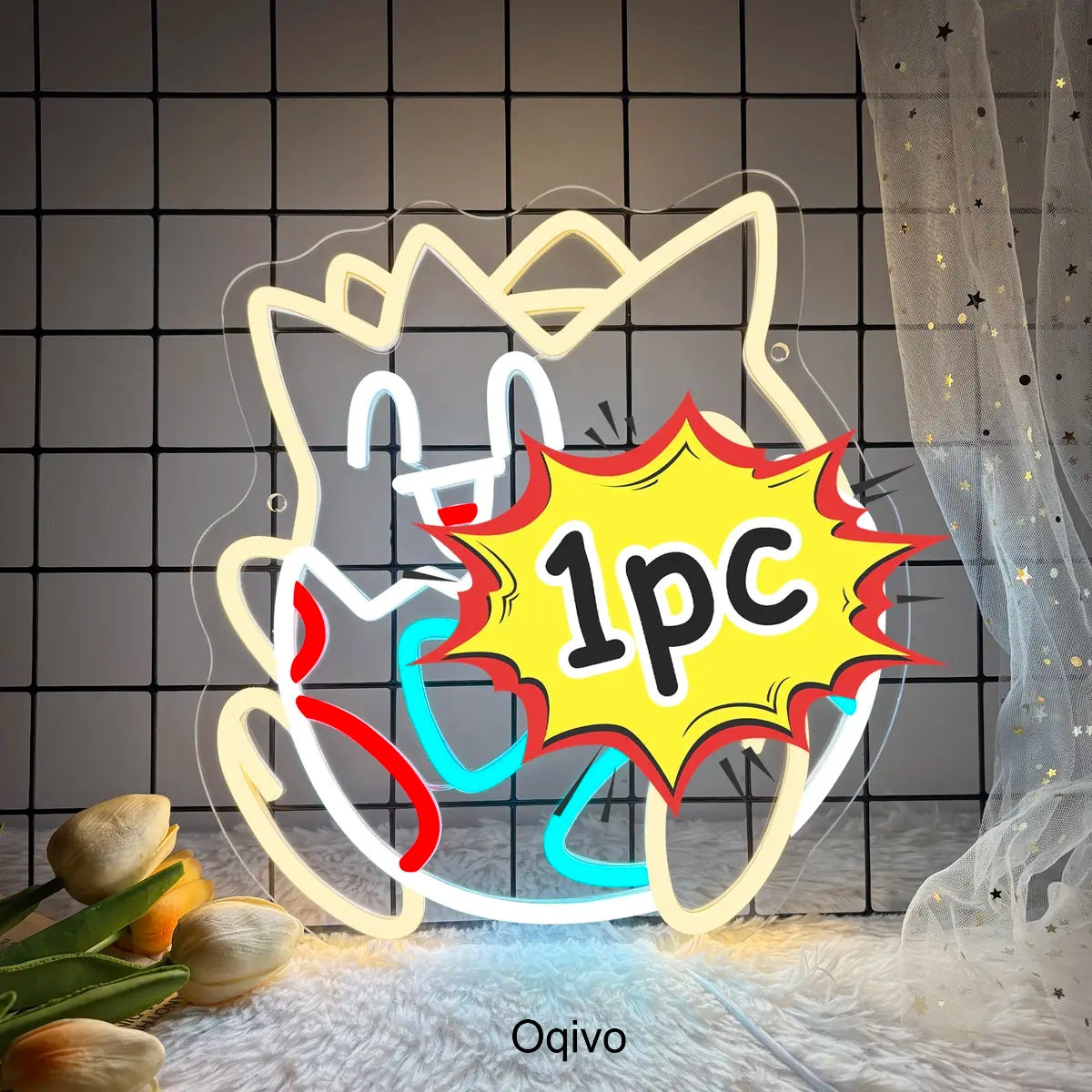 Cute Penguin LED Neon Sign for Bedroom Wall Decor