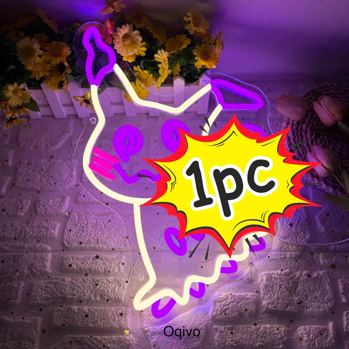 Cute Penguin LED Neon Sign for Bedroom Wall Decor